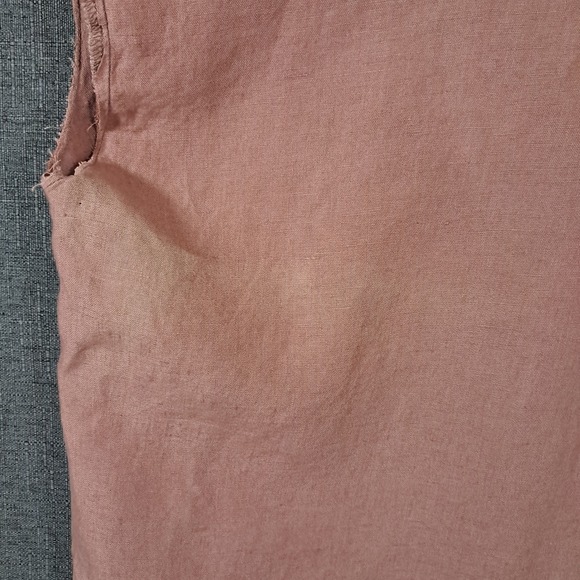 Parachute 100% Linen Button Down Shirt Top Clay Oversized XS Breathable Boho - Picture 10 of 11